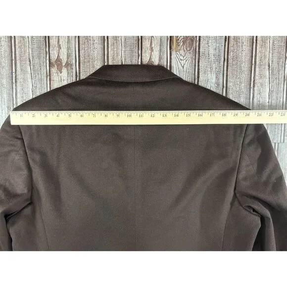 CANALI 100% Cashmere Jacket Blazer Sport Coat sz 54 R color brown made in Italy - Picture 10 of 11